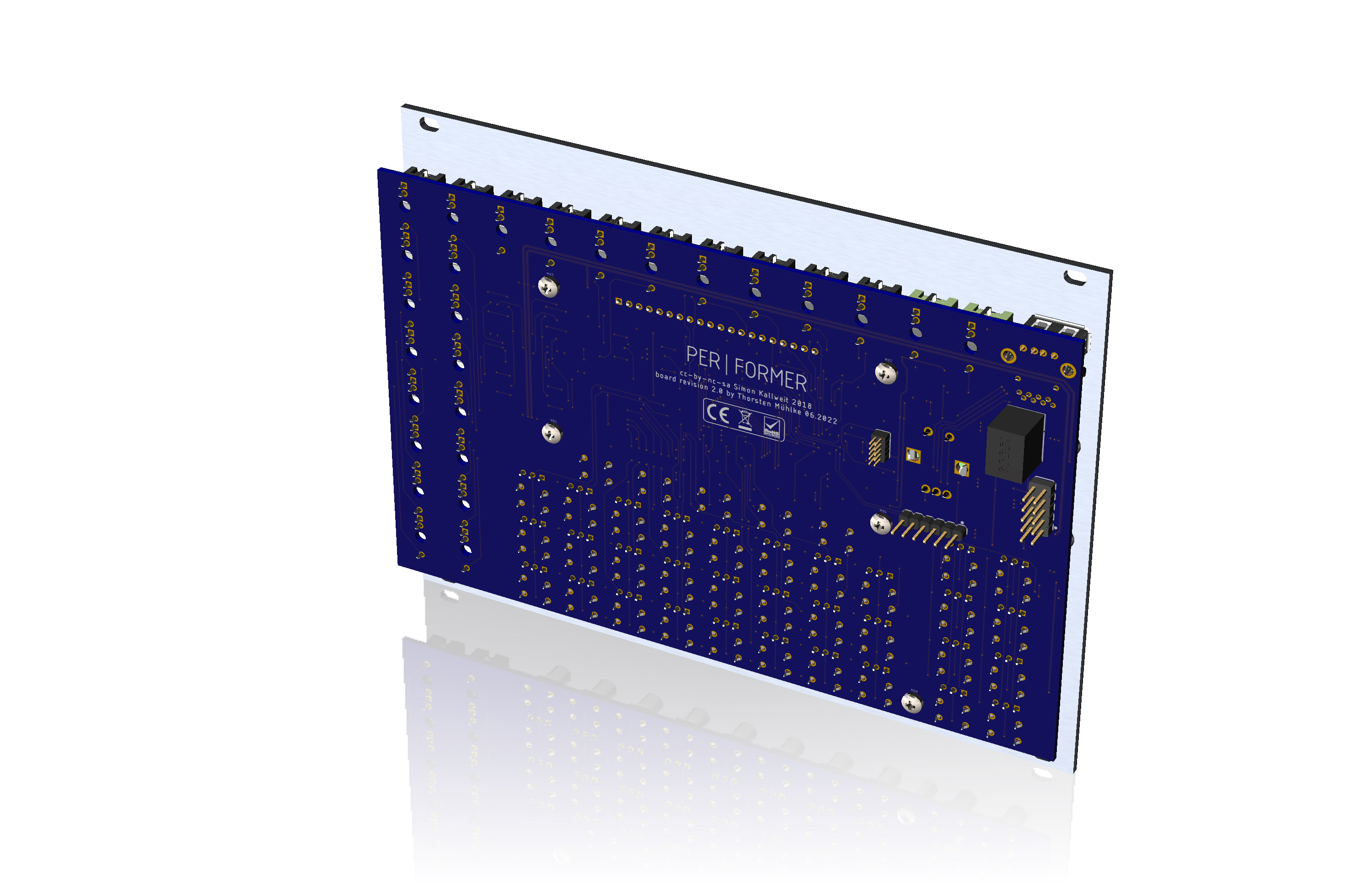 从KiCAD到Autodesk EAGLE的设计转移和PCB的新布线 可变风格的黑色和银色前面板